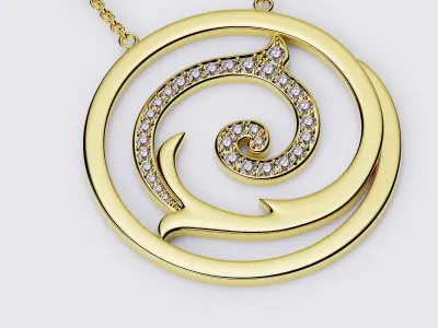 Pendant LC Versailles Diamonds 3D print model