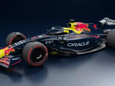 RedBull Formula 1 Car 3D model 3D model