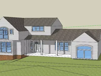 Simple House 3D model