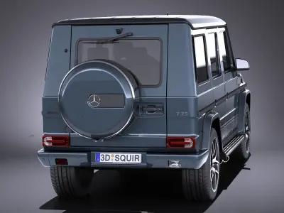 Mercedes-Benz G63 AMG 2017 VRAY 3D model