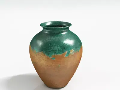 Low poly vase Free low-poly 3D model