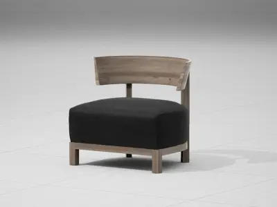 Flexform Thomas Chair UE4 Low-poly 3D model