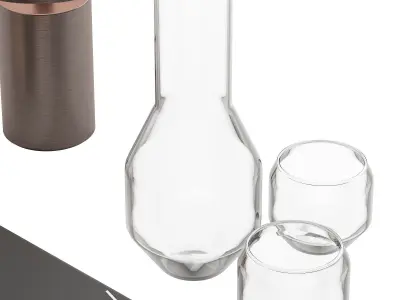 055 Living decor set NATURE ACCESSORIES 02 3D model