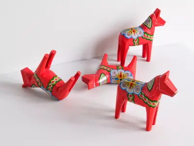 Wooden Horse 3D model