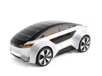 SolarStorm V5 Hybrid Car model pack Low-poly 3D model