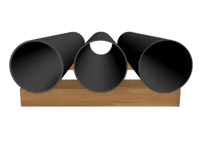 4in Thin Wall Pipe 3D model
