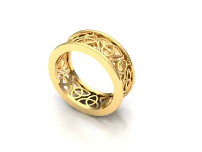 ring gold 3D print model