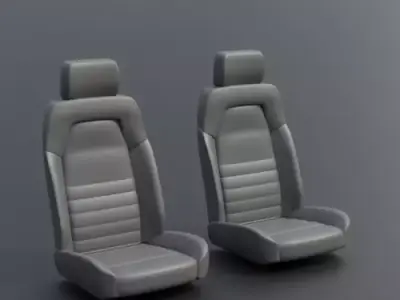 VINTAGE SEAT 27F-S4CL 3D print model