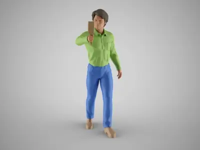 Paint Man 3D print model