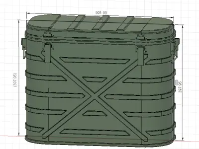 Galaxys Edge Cargo Mermite Food Container Decoration Prop STL 3D print model