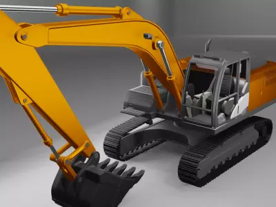 HITACHI 250 LCH ZAXIS 3D MODEL 3D model
