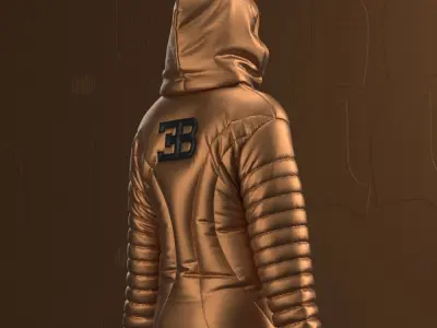 Bugatti Chiron Puffer 3D model