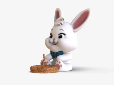 Easter Bunny 3D print model