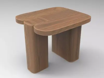 Hewy Coffee Table Low-poly 3D model
