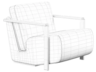 Lounge armchair  Free 3D model