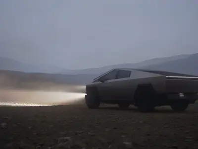 Tesla Cybertruck 3D model 2024 Low-poly 3D model