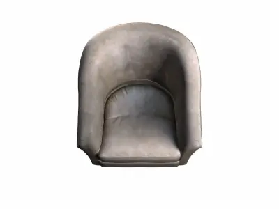 3d Model Stylish Room Interior With Comfortable Papasan Chair 3D model buy