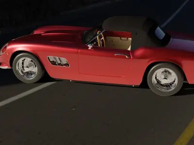 Ferrari 250 GT California Spyder 1962 3D model