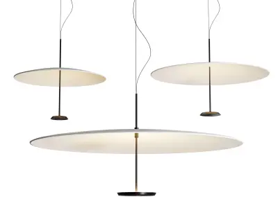 Dot Pendant Light Low-poly 3D model