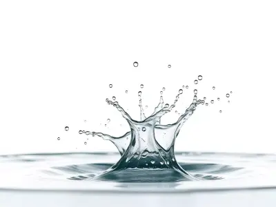 Crystal Water Splash model pack Low-poly 3D model