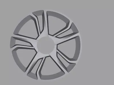 Alloywheel wheel Low-poly 3D model