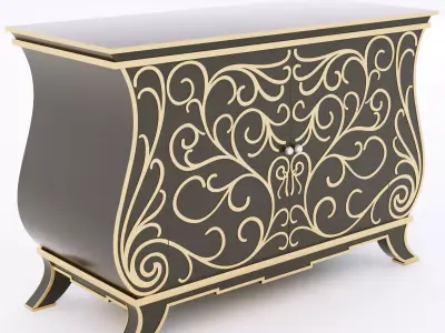 Roberto Ventura W114 chest of drawers 3D model