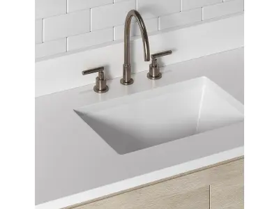 Bathroom vanity Potterybarn Cayman 3D model