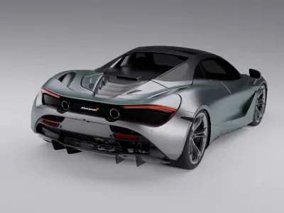 Mclaren 720s 3D Model 3D model