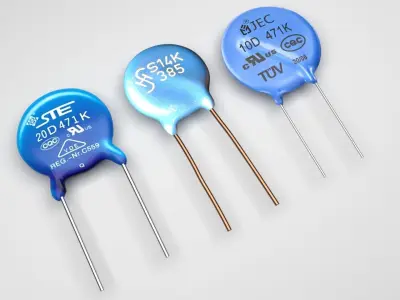 Varistors Set 3D model