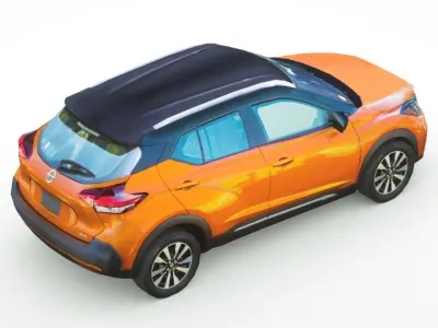 Nissan Kicks 2019 Low-poly 3D model