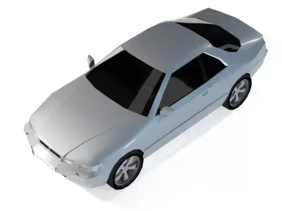 Honda Legend Coupe Low-poly 3D model