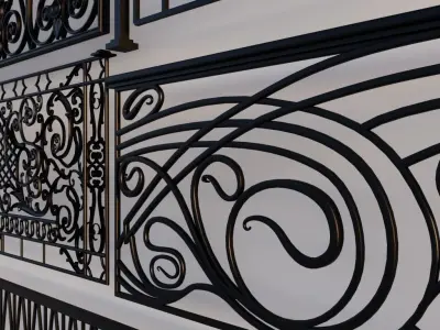 Iron Wrought Set 3D model