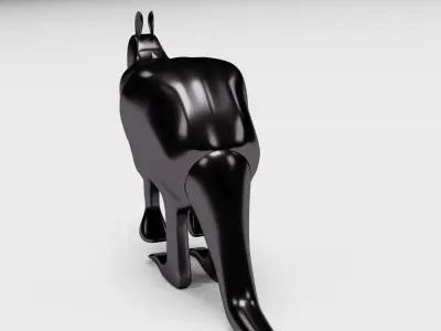 BLACK KANGAROO 3D model