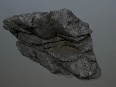rocks rock Low-poly 3D model