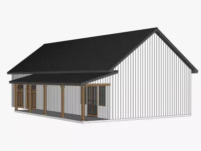 Barndominium House 08 -Archimple LLC 3D model