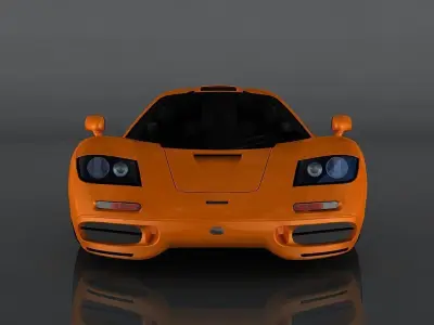 Mclaren F1 1993  Low-poly 3D model