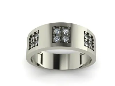 man ring 3D print model