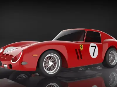 FERRARI 250 GTO 3D  3D model