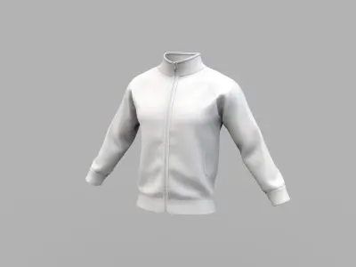 Men sport jacket sweatshirt Marvelous Designer 3D model