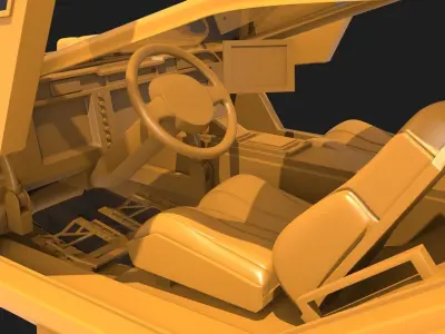 K Spinner - Blade Runner 2049 Fan Art 3D model