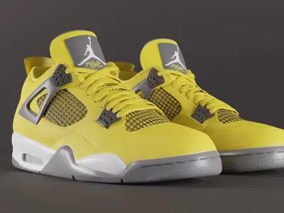 Jordan 4 Variety Pack Low-poly 3D model