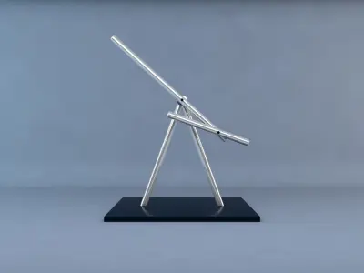 Swinging Sticks Low-poly 3D model