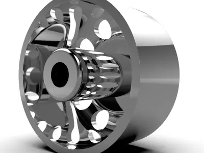 AMERICAN FORCE 5 HOLES DRW WHEEL 3D print model