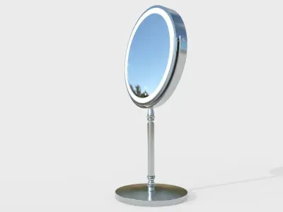 Make Up Mirror 01 Low-poly 3D model