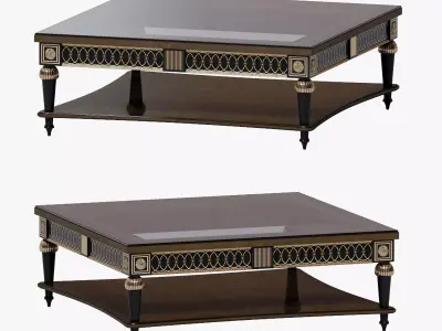 COFFEE TABLE NANTES by MARINER luxury Low-poly 3D model