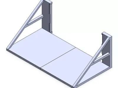 Simple Magnetic Shelf 3D model
