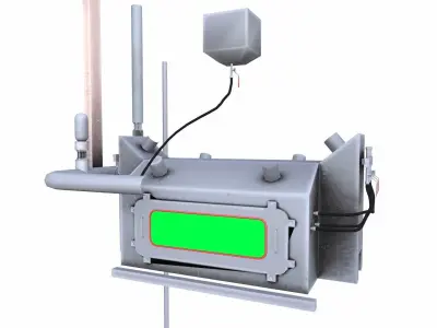 Soap Melting Machine Low-poly 3D model