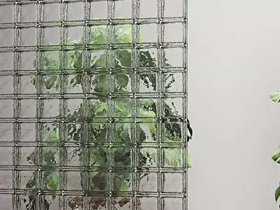 Glass bricks 3D model