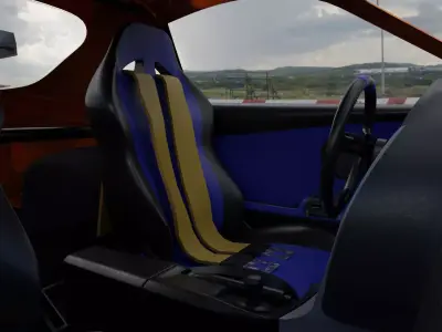 Toyota Supra MK4 Low-poly 3D model