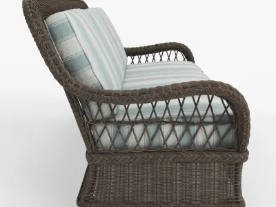 Lakehouse Large Sofa 3D model